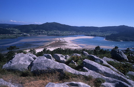 mouth of the Anllons river, Monte Blanco beach on the coast of death