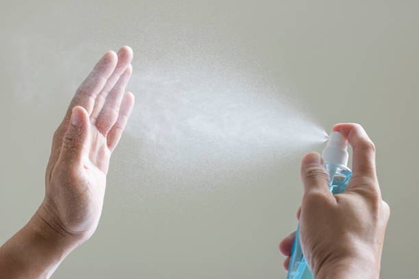 istock sanitizer hand spray outbreak contagious disease covid-19 protective germs 1221362280