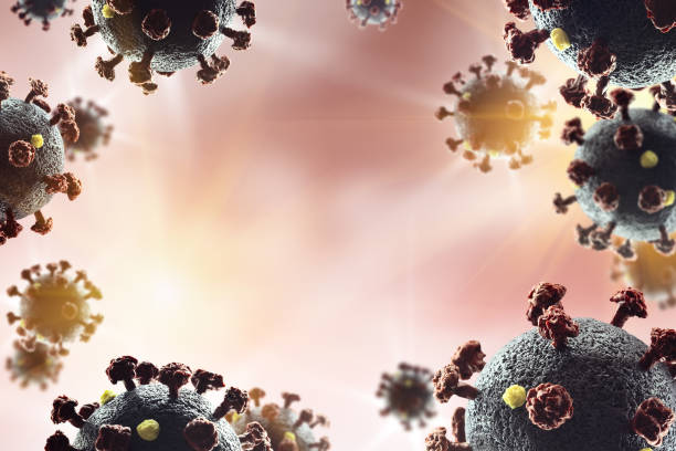 istock Coronovirus disease COVID-19 - abstract background 1221362797