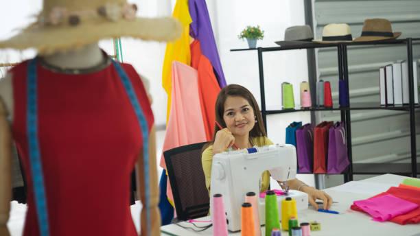 istock Female designers working at home 1221364522