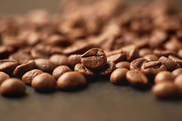 istock Coffee on grunge wooden background 1221366643