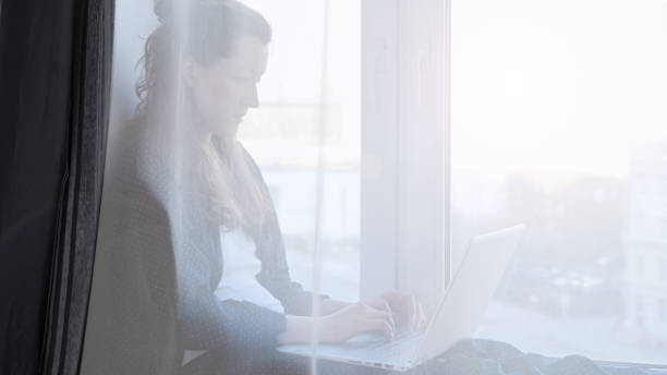 istock Woman working from home 1221366987