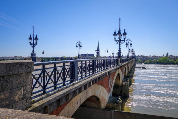 istock Pont de Pierre - Stone Bridge - Bordeaux, France 1221369605