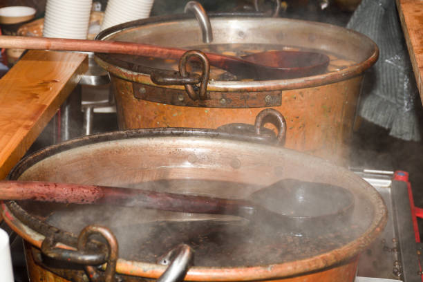 istock Hot punch drink or mulled wine 1221372008