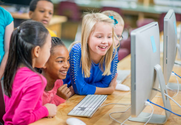 1,900+ Kids In Computer Lab Stock Photos, Pictures & Royalty-Free ...