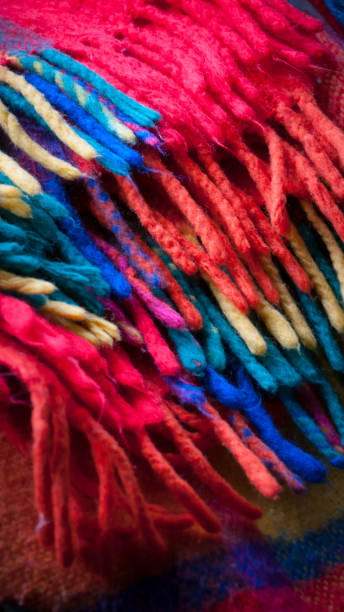 istock Colorful blanket fringes 1221376717
