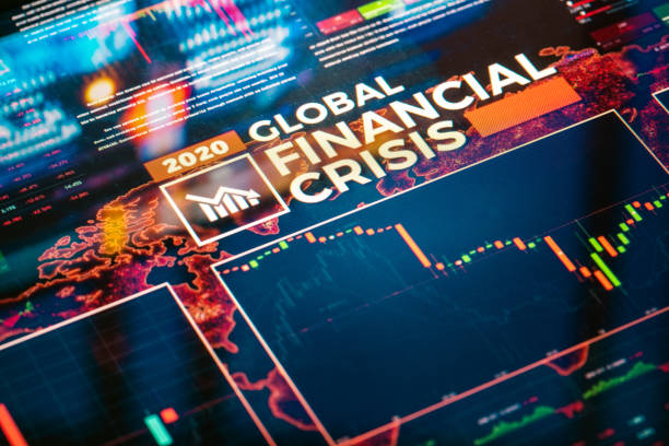 istock Global Financial Crisis Concept Background 1221378329