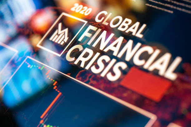 istock Global Financial Crisis Concept Background 1221378395