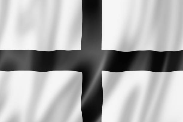 istock Bretagne Region flag, France 1221380448