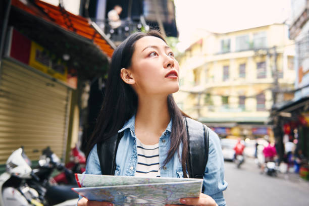 istock Woman looking perfect place for sightseeing 1221381140