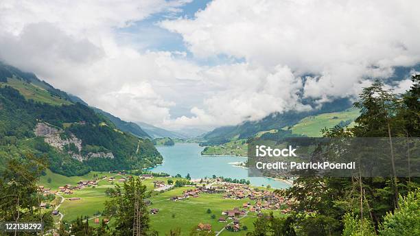 Swiss Scenery At Lungerersee Obwalden Switzerland Stock Photo - Download Image Now