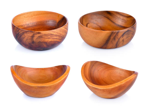 istock wood bowl on white background 1221385487