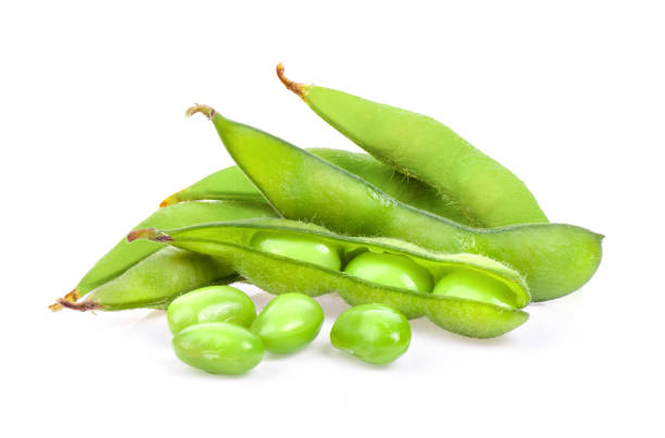 istock green soy beans isolated on white background 1221385603