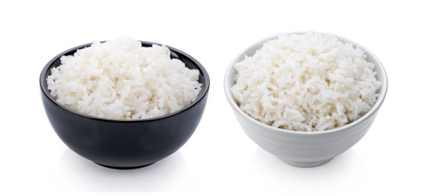 istock Rice cooker in a bowl on white 1221385714