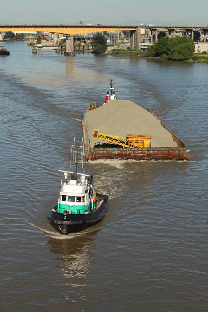istock Tugboat and Barge, Fraser River 122138666