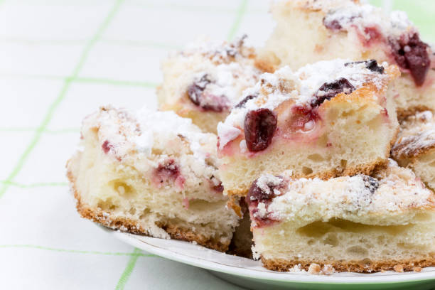 istock Grandmothers pie with cherries 1221388617