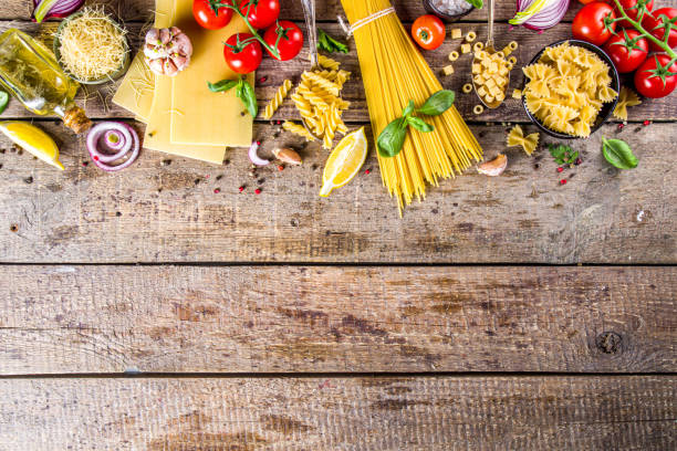 istock Assortment set of various pasta 1221388753