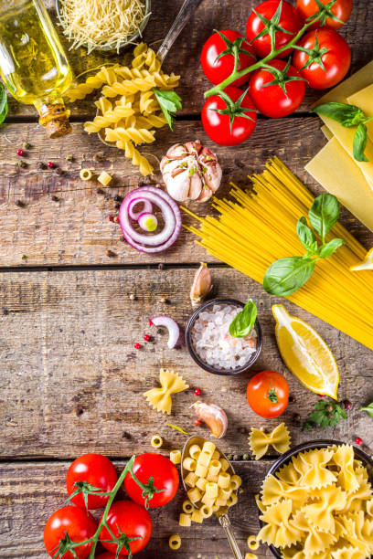 istock Assortment set of various pasta 1221388776