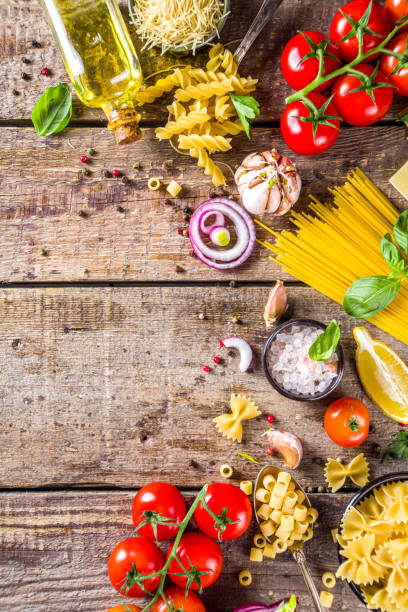 istock Assortment set of various pasta 1221388783