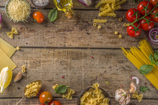 istock Assortment set of various pasta 1221389353