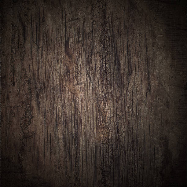 fond de bûcheron de texture de bois de mur noir - texture bois photos et images de collection
