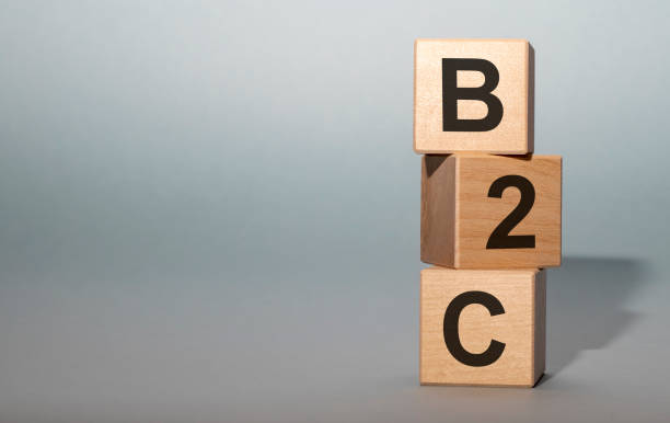 istock B2C inscription on wooden cubes on a gray background 1221393091