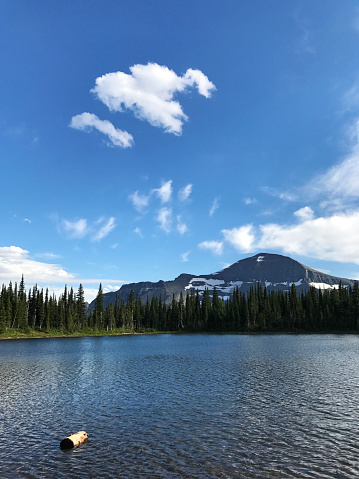 Summit Lake, located past Cameron Lake along the Alderson-Carthew Trail, Waterton Lakes National Park, Alberta, Canada.