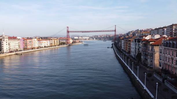 istock Bizkaia Bridge over the Nervion River 1221397433