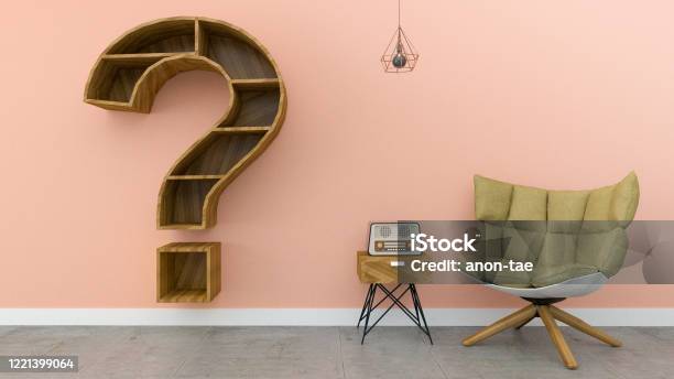 Big Question Mark On Wall In Living Room While Renovating Question ...