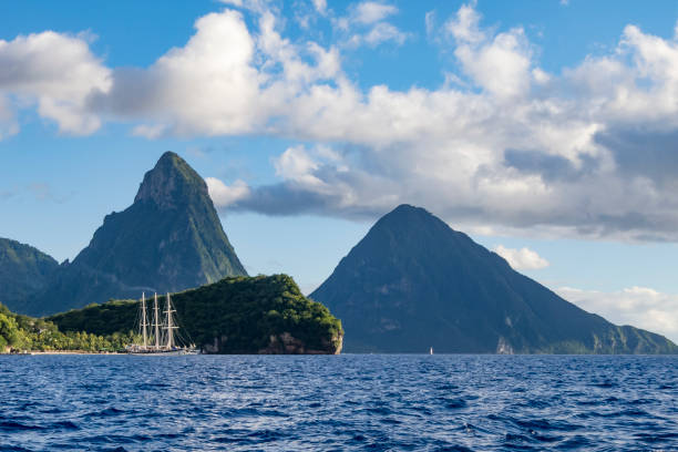 istock The Pitons, St. Lucia, windward Islands, West Indies 1221400855