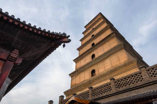 istock Giant Wild Goose Pagoda, Xi'an, Shaanxi, China 1221403335