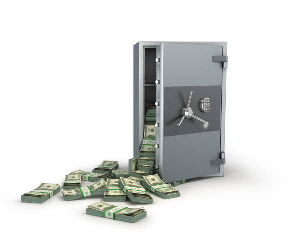 istock metall safe with open door and dollars bills 3d illustration 1221407082