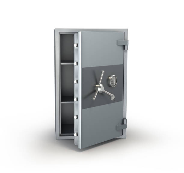 istock money metall safe with open door 3d illustration 1221407098