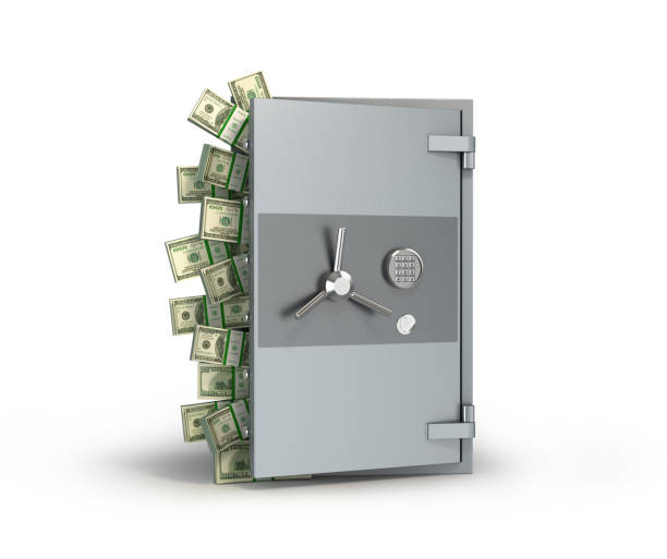 istock metall safe with open door and dollars bills 3d illustration 1221407197