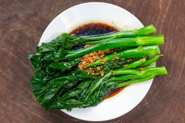 istock A plate of delicious garlic kale 1221409455