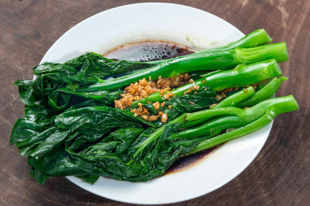 istock A plate of delicious garlic kale 1221410391