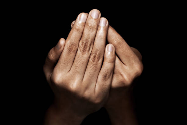 istock Hands of muslim man praying 1221412332