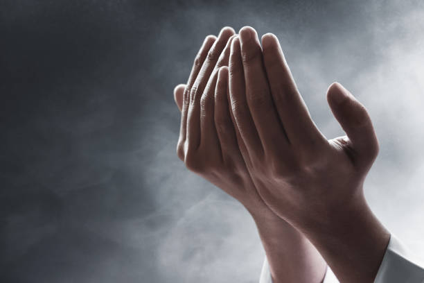 istock Hands of muslim man praying 1221412670
