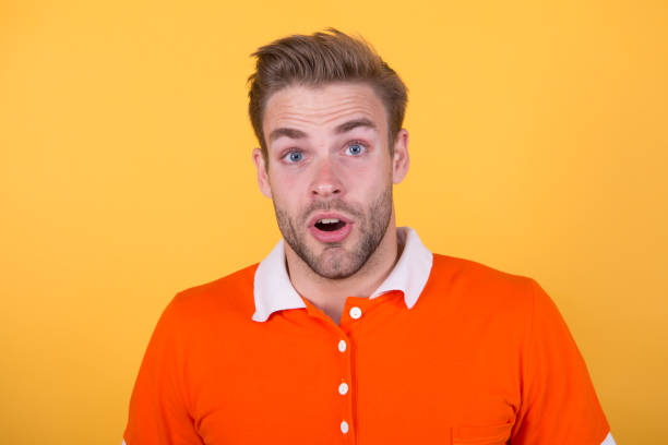 istock Why. Wondering everyday. Handsome surprised man wonder. Well groomed surprised guy with bristle and hairstyle. Male beauty. Barber hairdresser salon. Bearded surprised man. Emotional expression 1221412789