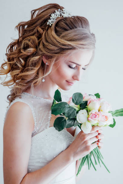 istock bride wedding gown white wedding love white 1221415877
