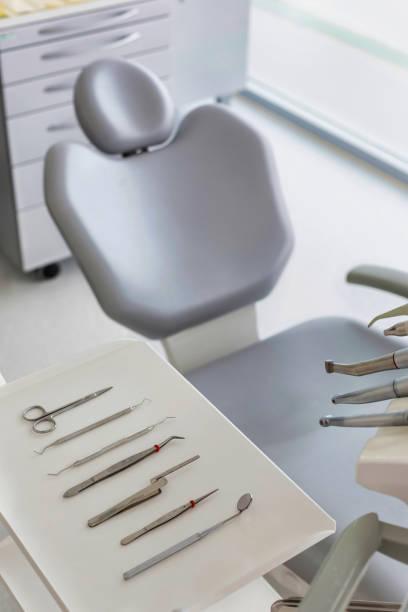 istock Dental clinic and dental instruments 1221417038