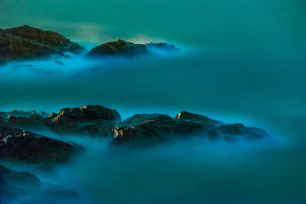 Blue tears in Beigan, Matsu,Taiwan
