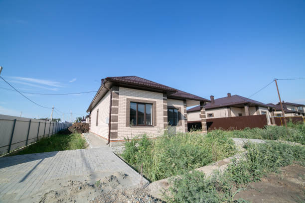 istock Brick new house in one floor 1221418847