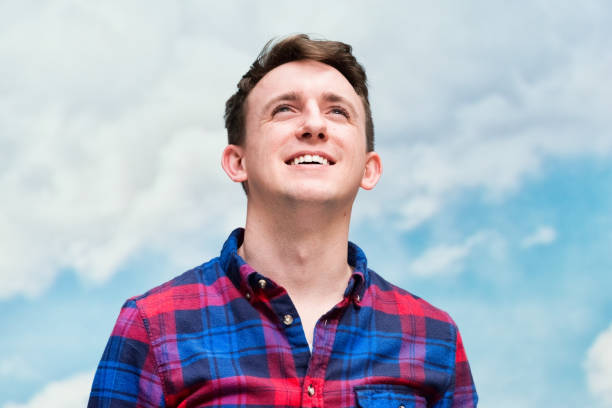 istock Wearing lumberjack shirt 1221419334