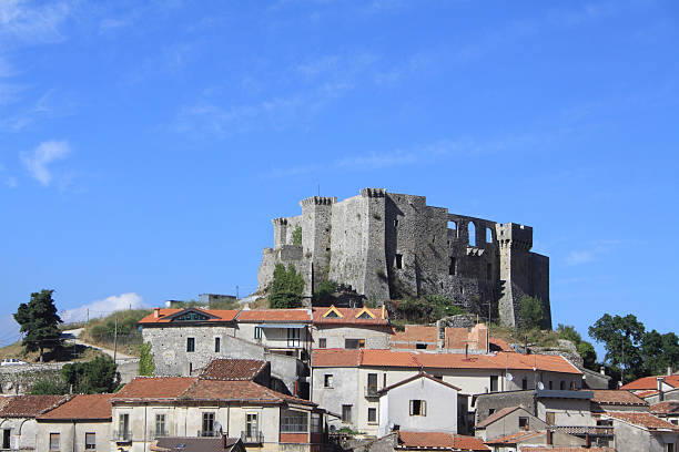 istock Sicignano degli Alburni-Panorama with castle 122141986