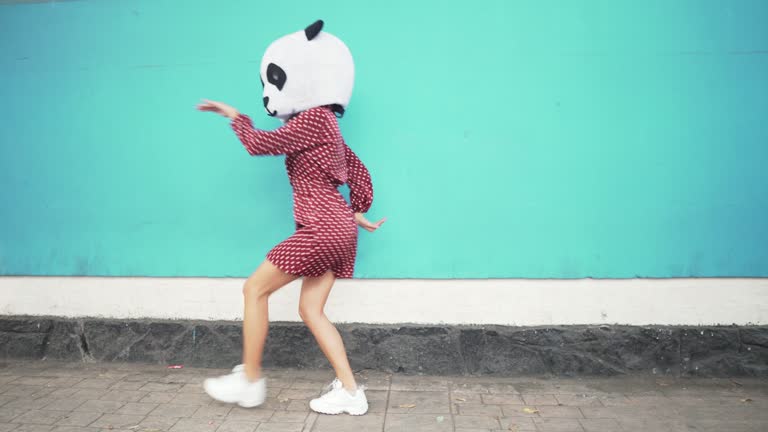 Dancing panda