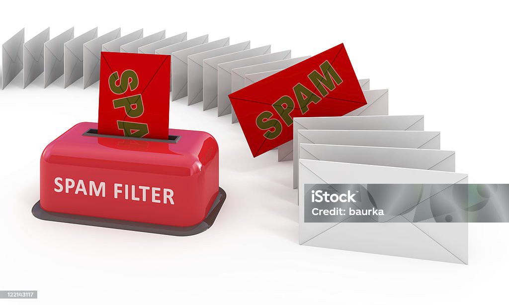 Filtro antispam - Foto stock royalty-free di Tecnica di illuminazione