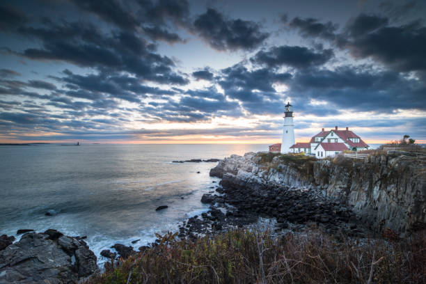 istock Portland Head Light in Maine at Sunrise 1221432434