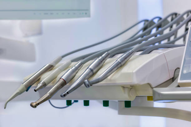 istock Dental clinic and dental instruments 1221434388