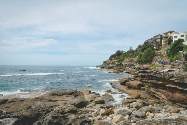 istock The rocks at Bondi Beach, Australia 1221435412